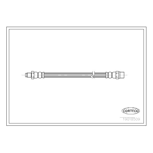 Corteco Brake Hose, 19018509 19018509 - main